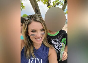 Britagne Miller, of Kansas, with one child