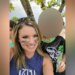 Britagne Miller, of Kansas, with one child