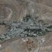 An aerial view of the village of Beit Jinn in Damascus, Syria