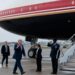 US President Donald Trump boards Air Force One in Cleveland, Ohio, on 11 August 2026