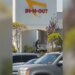 the scene of a shooting that started at an In-N-Out Burger restaurant