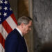 U.S. Treasury Secretary Scott Bessent speaks outlines further sanctions against Iran, at the Treasury Department in Washin...