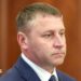 Belgorod's acting governor Alexander Shuvaev in a suit and tie earlier this month