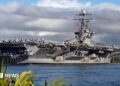 USS Abraham Lincoln, seen in 2012 in Hawaii