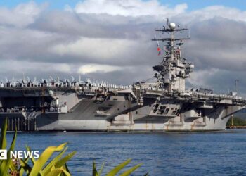 USS Abraham Lincoln, seen in 2012 in Hawaii