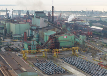 ArcelorMittal Dofasco steel plant in Hamilton Ontario
