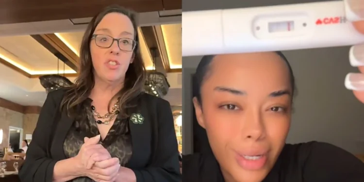 Andrea Chantel was accused of smoking weed in the bathroom of a Texas restaurant.