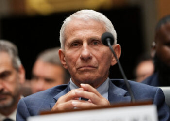 FILE PHOTO: Former NIAID director Anthony Fauci appears before U.S. Senate panel under subpoena about his role in the nati...