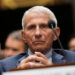 FILE PHOTO: Former NIAID director Anthony Fauci appears before U.S. Senate panel under subpoena about his role in the nati...