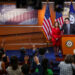 U.S. House Speaker Mike Johnson (R-LA) attends a press conference with Republican House Leadership, on Capitol Hill in Was...