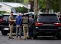 ICE agents conduct a raid in Danbury