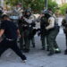 Protest against federal immigration sweeps, in Los Angeles