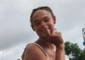 Tasia Fortune, 29, poses for a photo during a family reunion in Kentucky