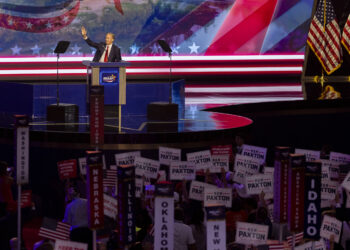 Texas Attorney General and Republican nominee for U.S. Senate speaks at the 2026 Republican Convention in Dallas on Sept. 9, 2026.