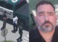 Bart Diguglielmo (right) was killed after he got into an argument with a woman (left) over a parking spot.