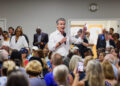 California Governor Gavin Newsom meets voters and local leaders in South Carolina