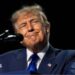 US President Donald Trump speaks on the first day of the Midterm Republican National Convention in Texas