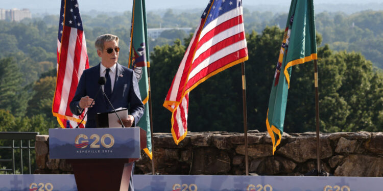 G20 finance ministers and central bank governors meet in Asheville