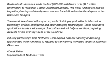 Northeast Tech Claremore Campus Statement