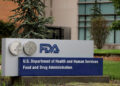 FILE PHOTO: Signage is seen outside of FDA headquarters in White Oak, Maryland