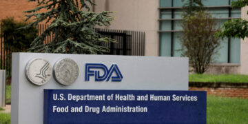 FILE PHOTO: Signage is seen outside of FDA headquarters in White Oak, Maryland
