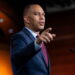 U.S. House Minority Leader Hakeem Jeffries holds a press conference