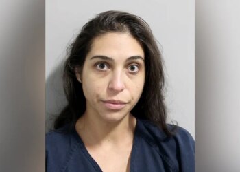 A mugshot of Samantha Adams.