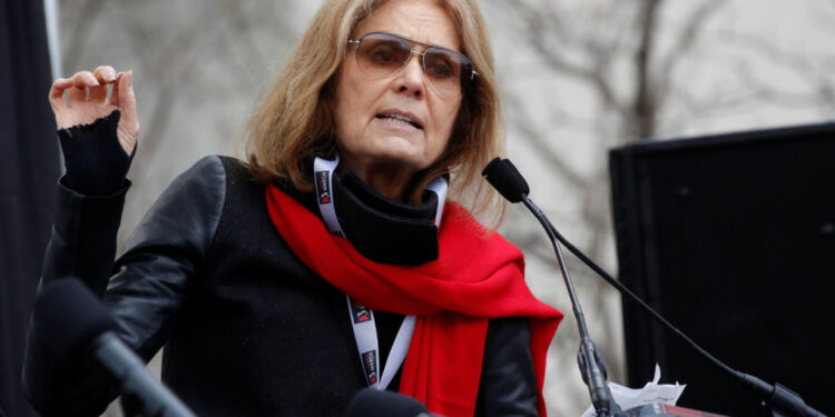 Gloria Steinem speaks at the Women's March in Washington