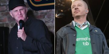 A split of of Michael Rapaport and Ed Sheeran