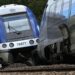 A derailed carriage of a passenger train in Cléon, northern France. Photo: 12 September 2026.