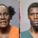 Two mugshots are seen side by side.
