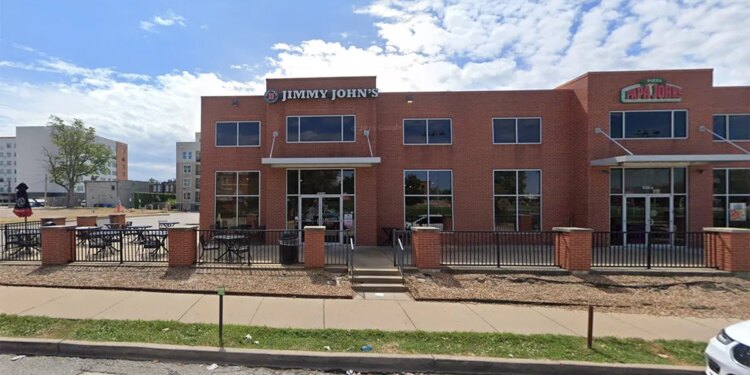 A dispute involving individuals associated with a Jimmy John's restaurant in St. Louis ended with a 14-year-old girl being shot in the leg, leading to the arrest of two men, authorities said.