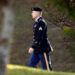 U.S. Army Sergeant Bowe Bergdahl arrives at the courthouse for the second day of sentencing proceedings in his court marti...