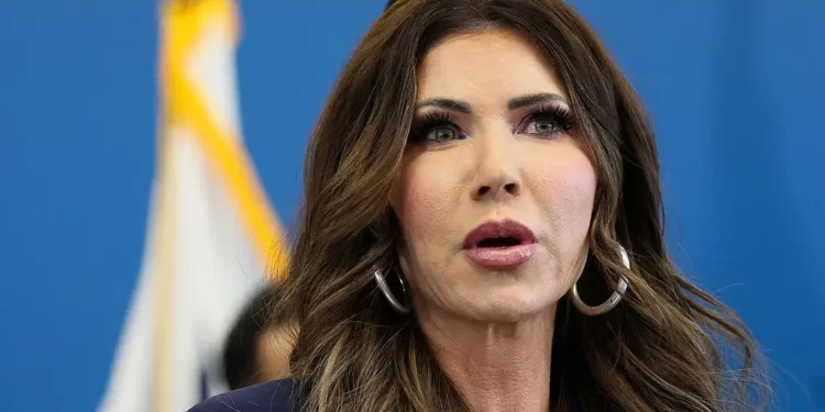Kristi Noem thought it was a good idea to insert herself into the drama around the recent Coast Guard scandal.