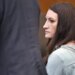 Lindsay Clancy sits during trial.
