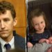 (L) Patrick Clancy and (R) 5-year-old Cora, 3-year-old Dawson and 7-month-old Callan, who died.