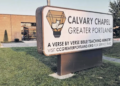 Calvary Chapel Greater Portland church sign