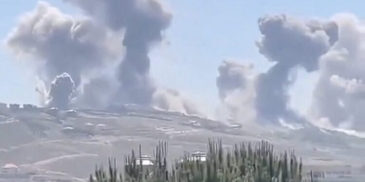 Strikes on Ali al-Taher ridge