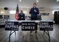 FILE PHOTO: Representative Pappas and Senator Kelly campaign in Derry