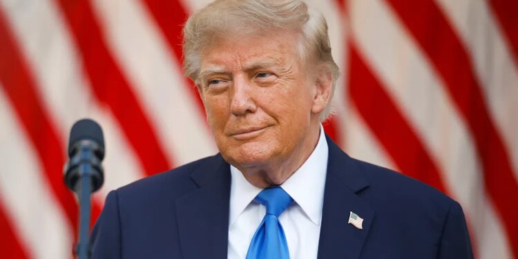 President Donald Trump at White House