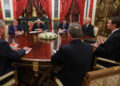 Russian President Vladimir Putin meets with U.S. special representatives Steve Witkoff and Jared Kushner in Moscow