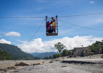 Aftermath of flash floods and mudslide in Nepal