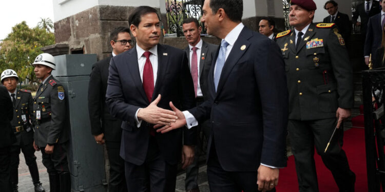Marco Rubio visits Ecuador