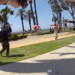 Santa Monica police bodycam shows Michael Rodriguez approaching an officer with a knife raised in Palisades Park