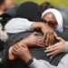 Police outside the Islamic Centre of San Diego the morning following a shooting