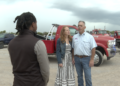 two shot TOW TRUCK COUPLE FUNERAL PROCESSION