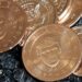 US President Donald Trump's portrait on $1 coins, in honor of the nation's 250th anniversary of independence, on the day the coin is released for sale.