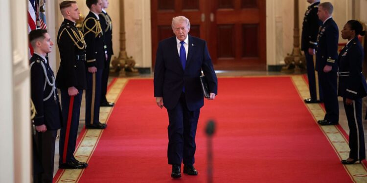 Trump hair dishelved look