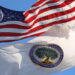 Tattered Department of Education flag in Washington