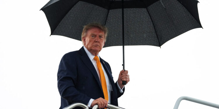 U.S. President Trump travels to New Jersey